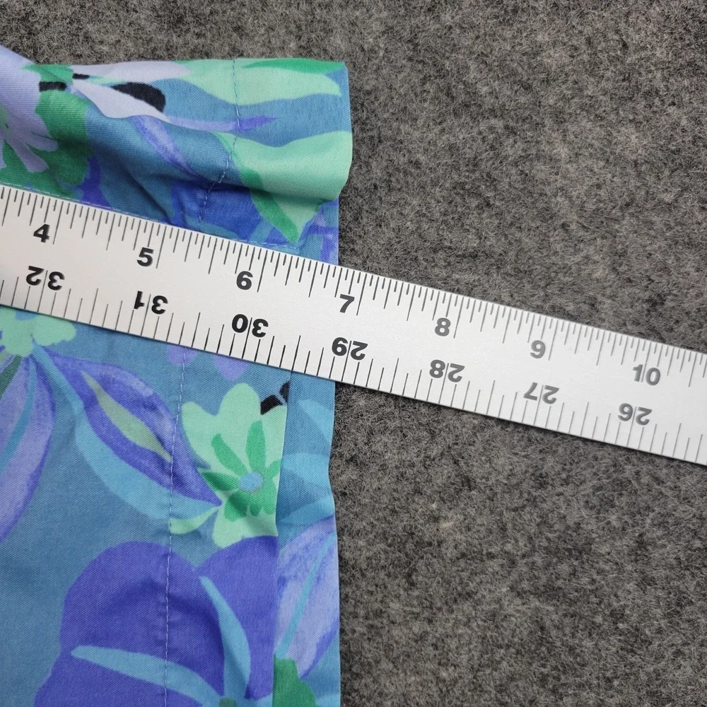 PacSun Swim Trunks Mens Large Blue‎ Floral Mesh Lined Surf Surfing Water Polo